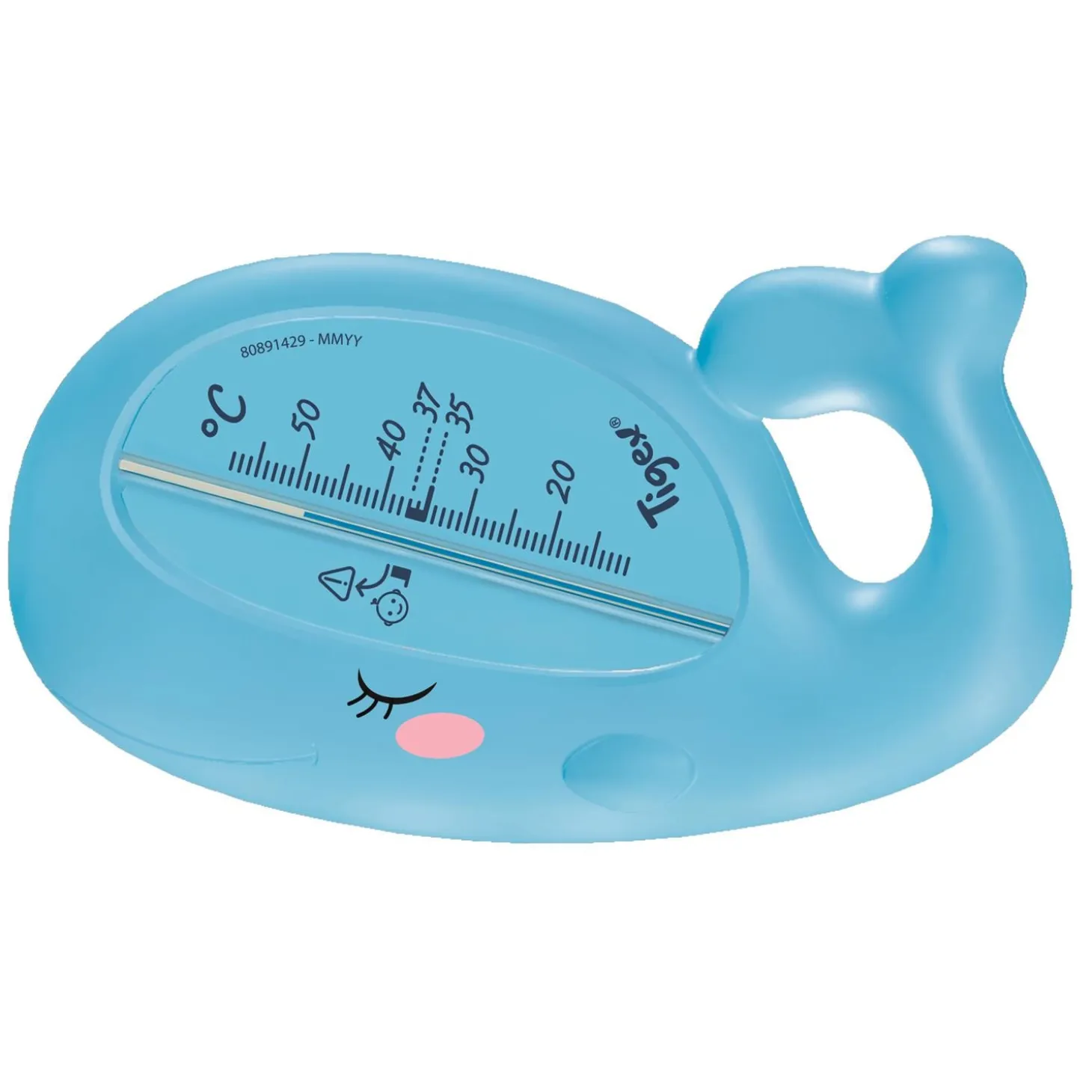 Tigex Thermomètre de bain Bleu / Corail