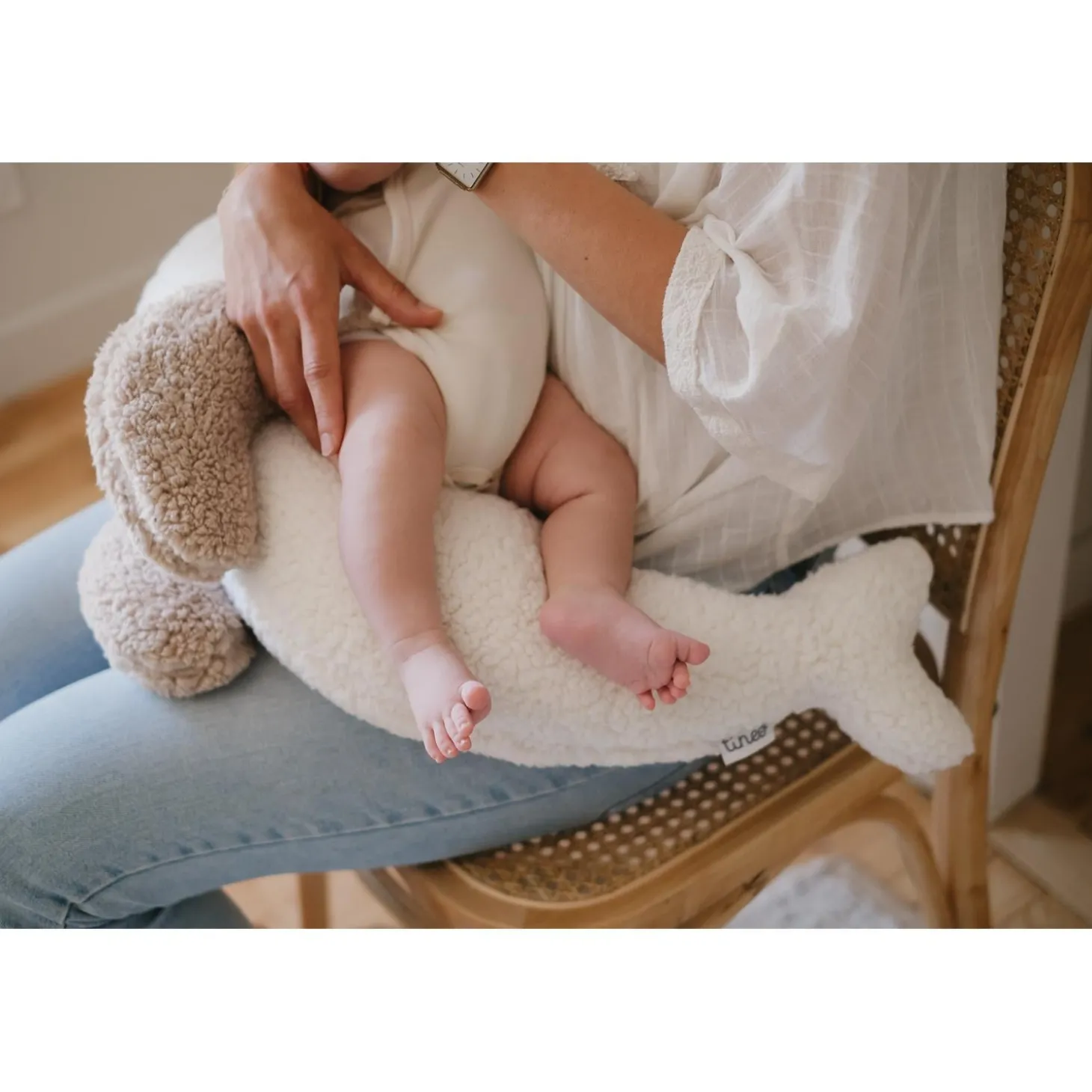 Tinéo Coussin de Maternité Phoque Beige
