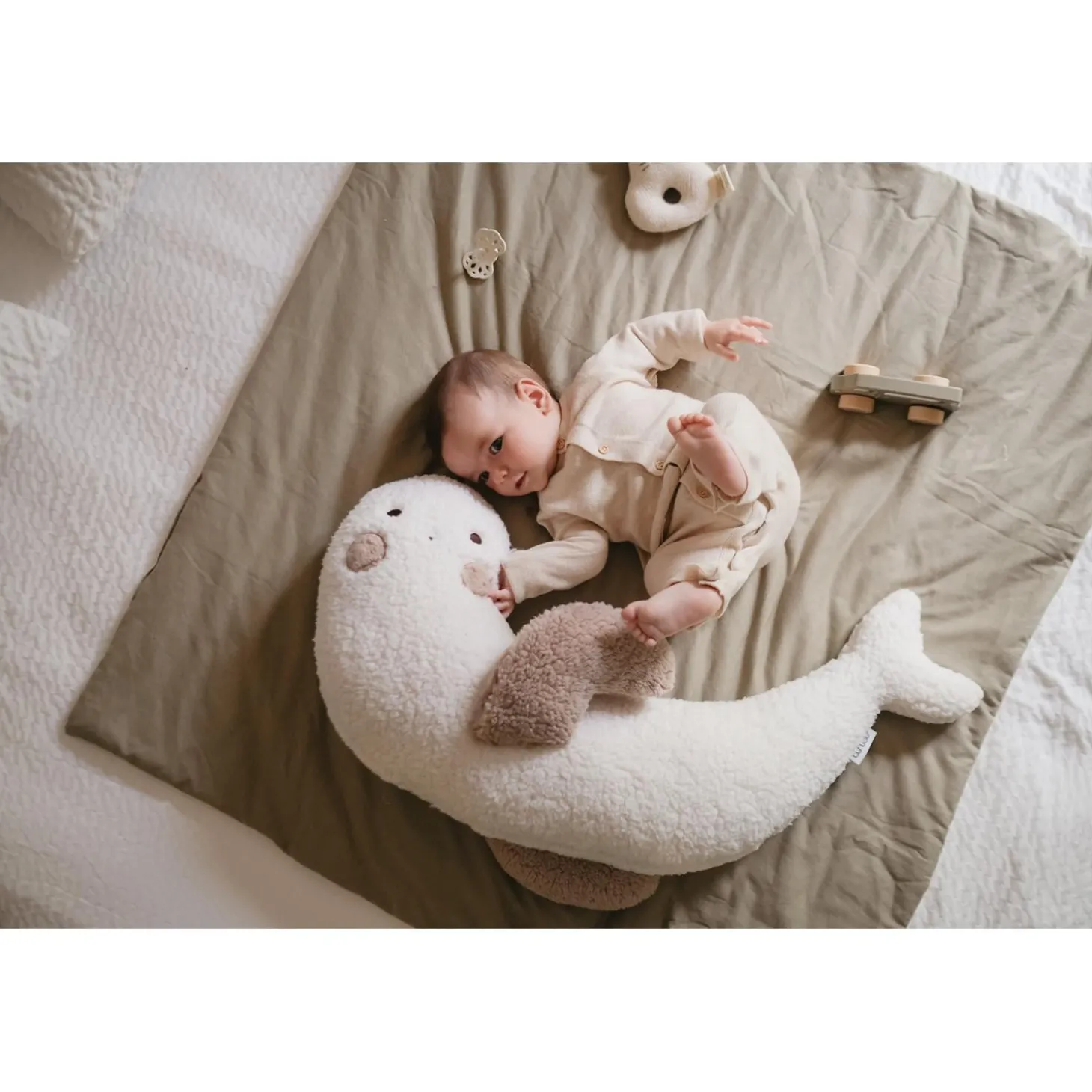 Tinéo Coussin de Maternité Phoque Beige