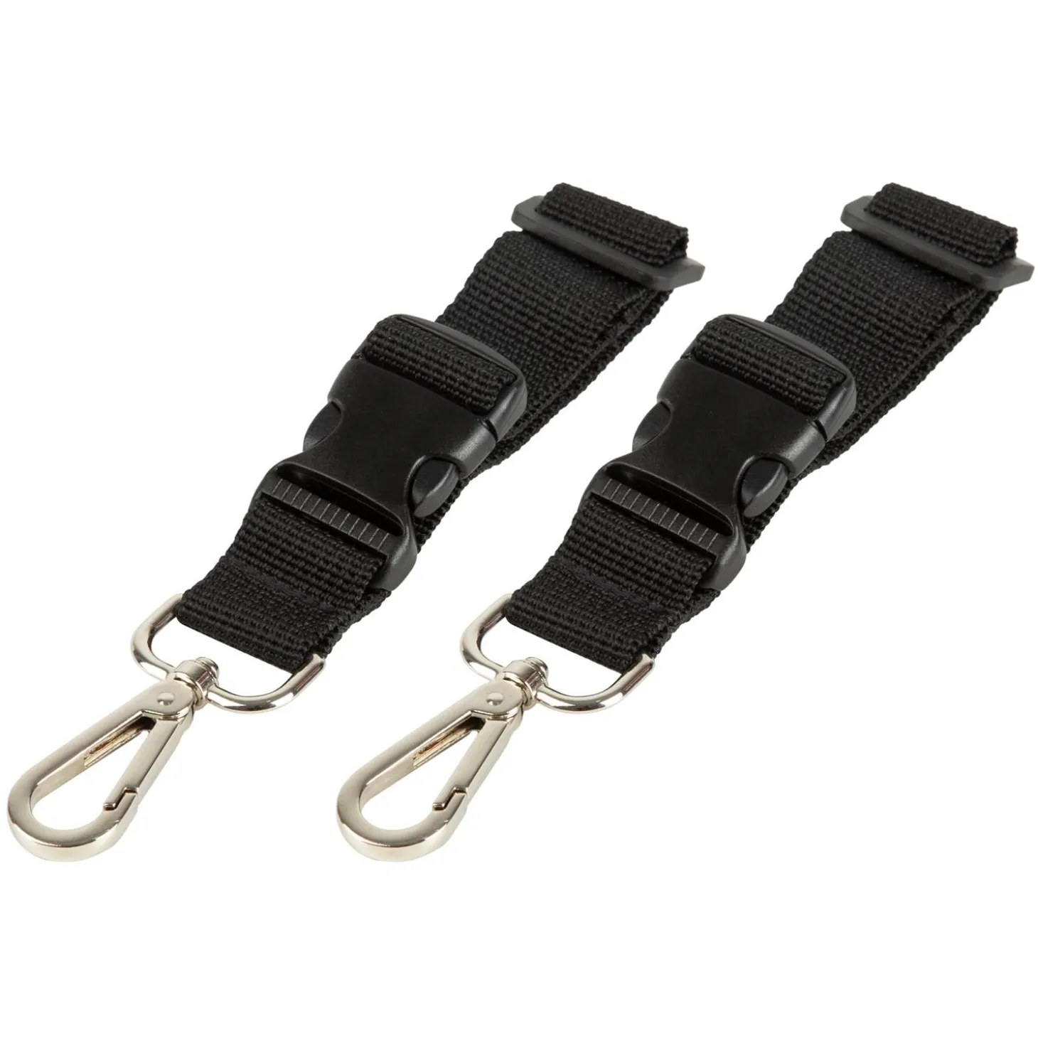 Tinéo Lot de 2 attaches pour poussette Noir