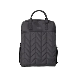 Tinéo Sac à dos à langer matelassé Noir