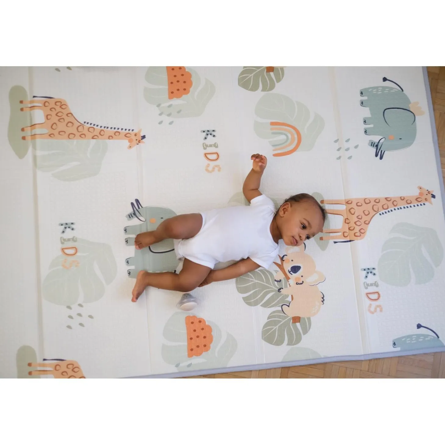 Tinéo Tapis de Jeu Xxl Reversible Multicolore