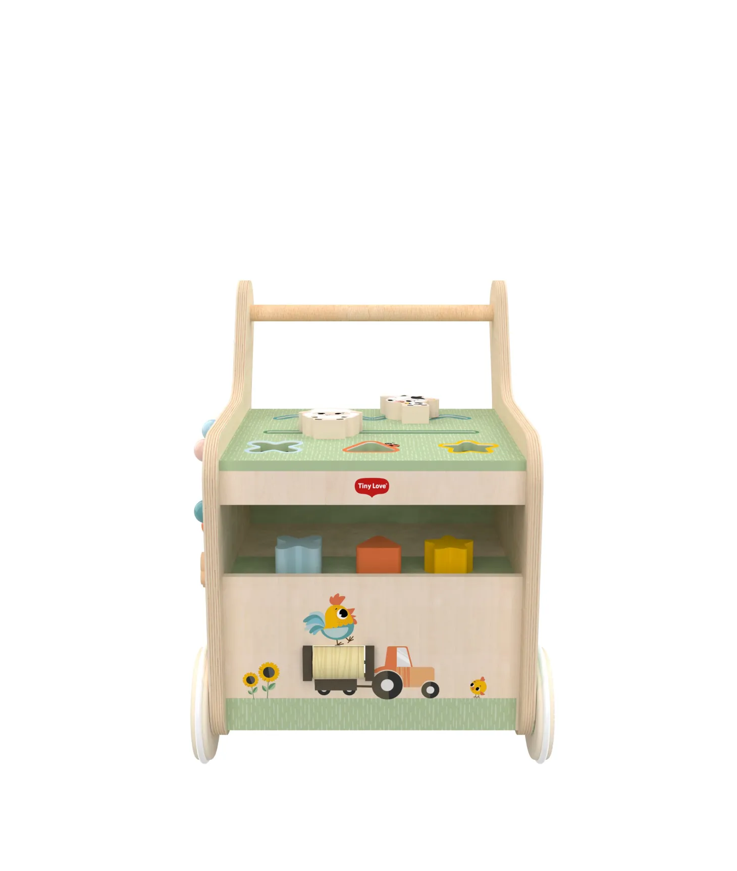 Tiny Love Chariot d'activité en bois Farmers
