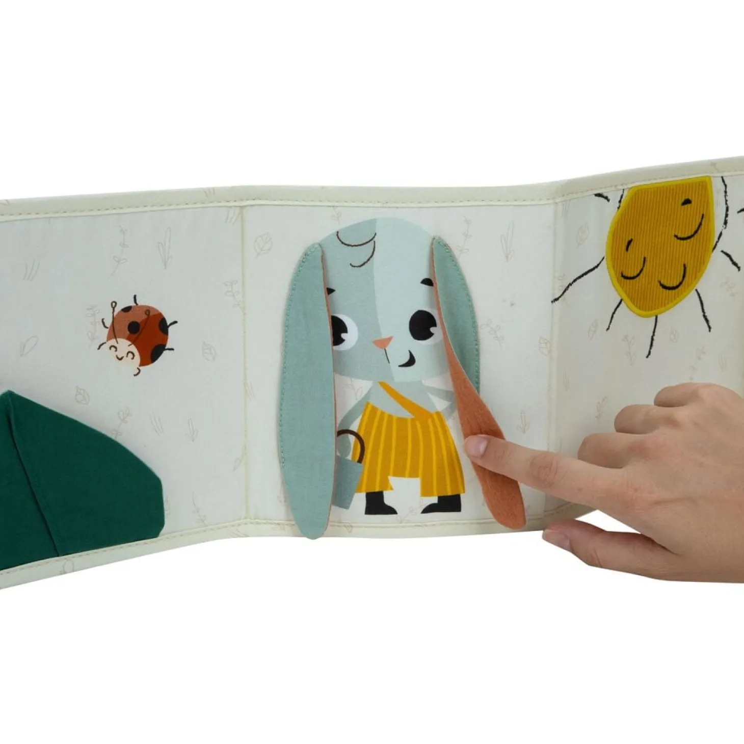 Tiny Love Livre double face Garden of Adventures Multicolore