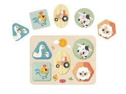 Tiny Love Puzzle musical en bois Farmers