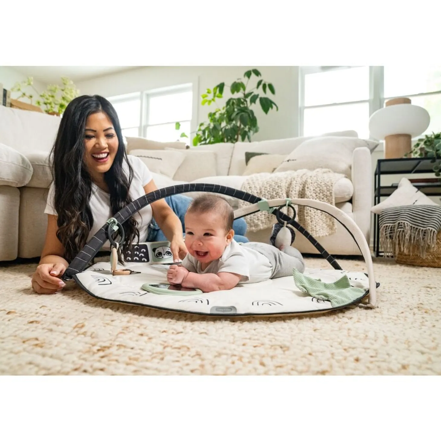 Tiny Love Tapis d'éveil Gymini Black & White