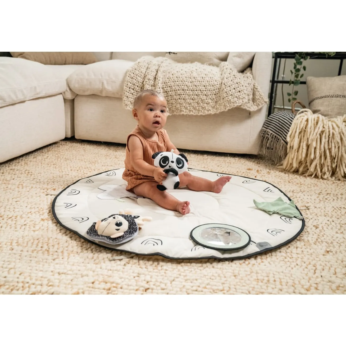 Tiny Love Tapis d'éveil Gymini luxe Black & White
