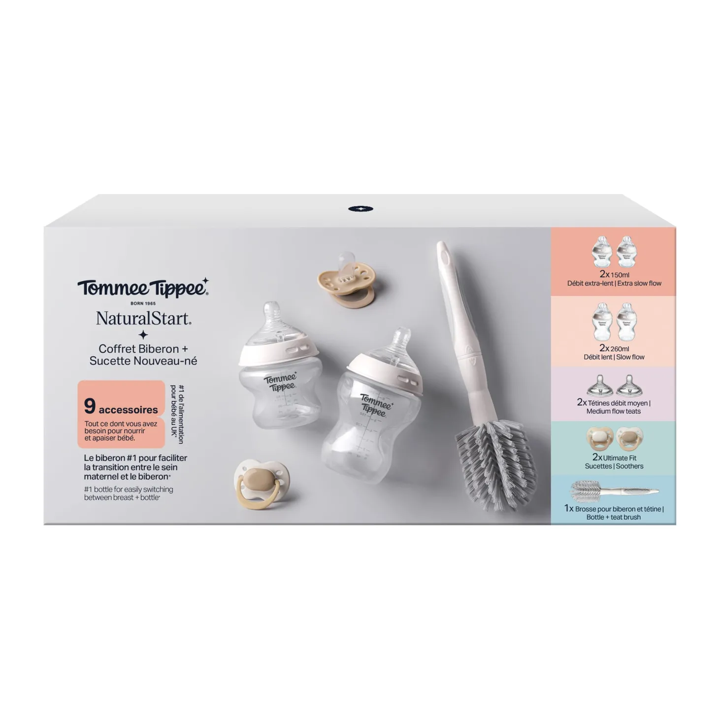 Tommee Tippee Coffret de naissance Natural Start Blanc