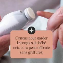 Tommee Tippee Lime à Ongles Électrique Blanc