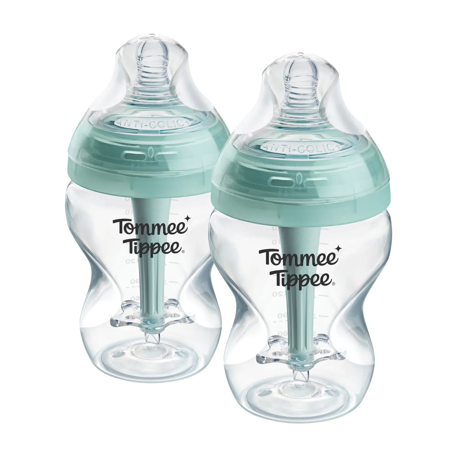 Tommee Tippee Lot de 2 Biberons Anti-colique Avancé Blanc 260 ml