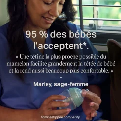 Tommee Tippee                    Lot de 2 Biberons Anti-colique Avancé    Blanc            260 ml