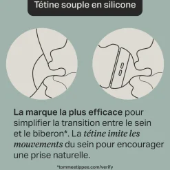 Tommee Tippee Lot de 2 Biberons Anti-colique Avancé Blanc 260 ml