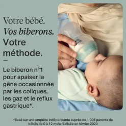 Tommee Tippee Lot de 2 Biberons Anti-colique Avancé Blanc 260 ml