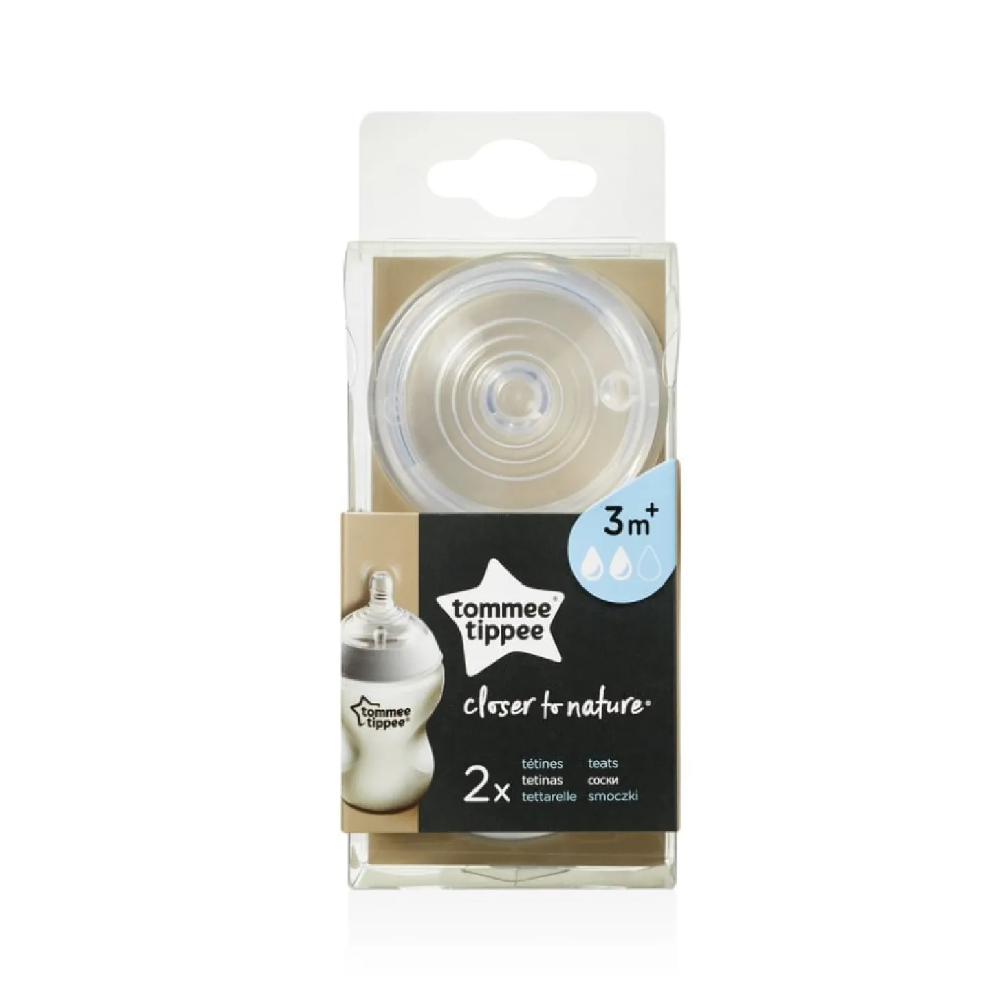 Tommee Tippee Lot de 2 tétines Natural Start