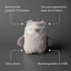 Tommee Tippee Mini peluche aide au sommeil Chouette