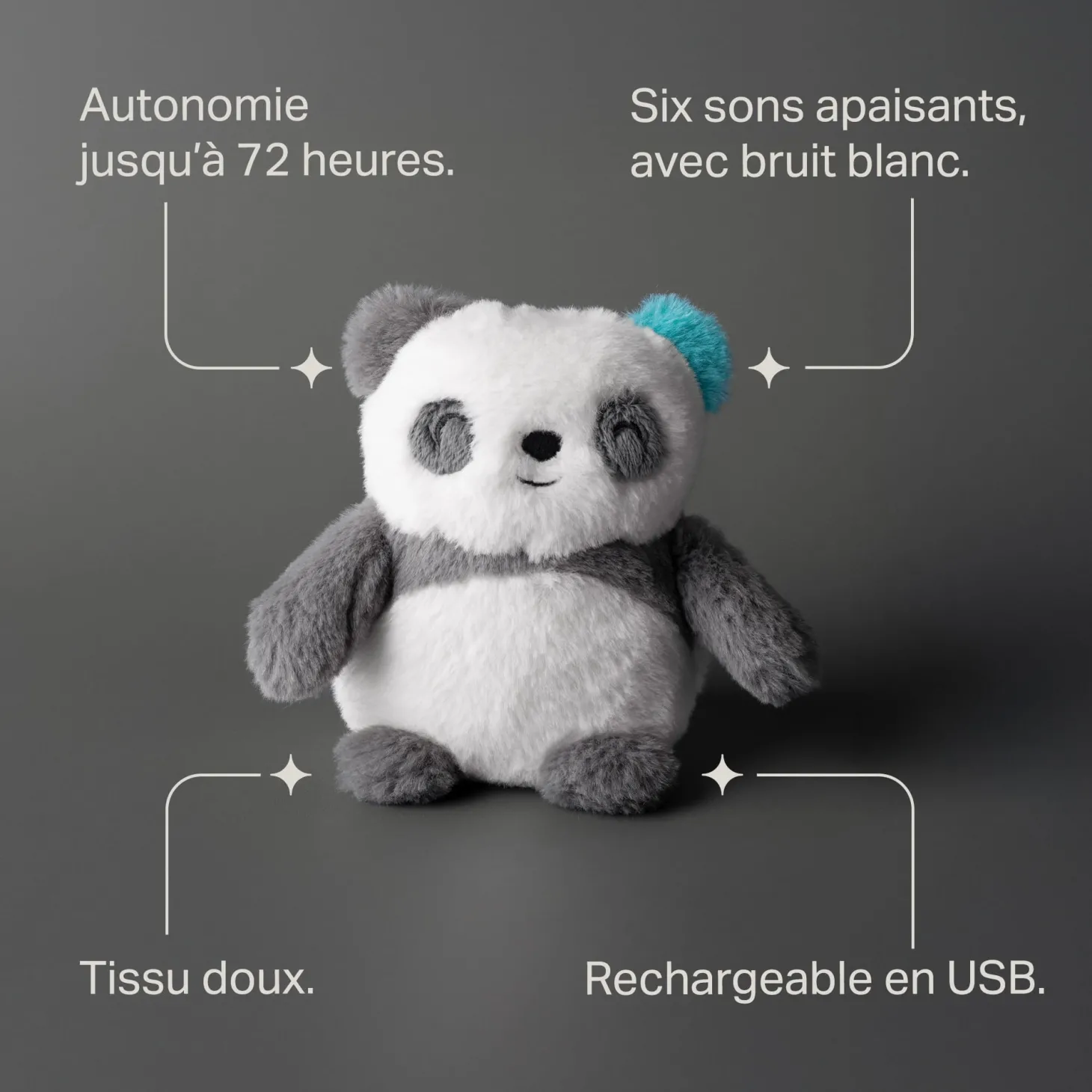Tommee Tippee Mini peluche aide au sommeil Panda
