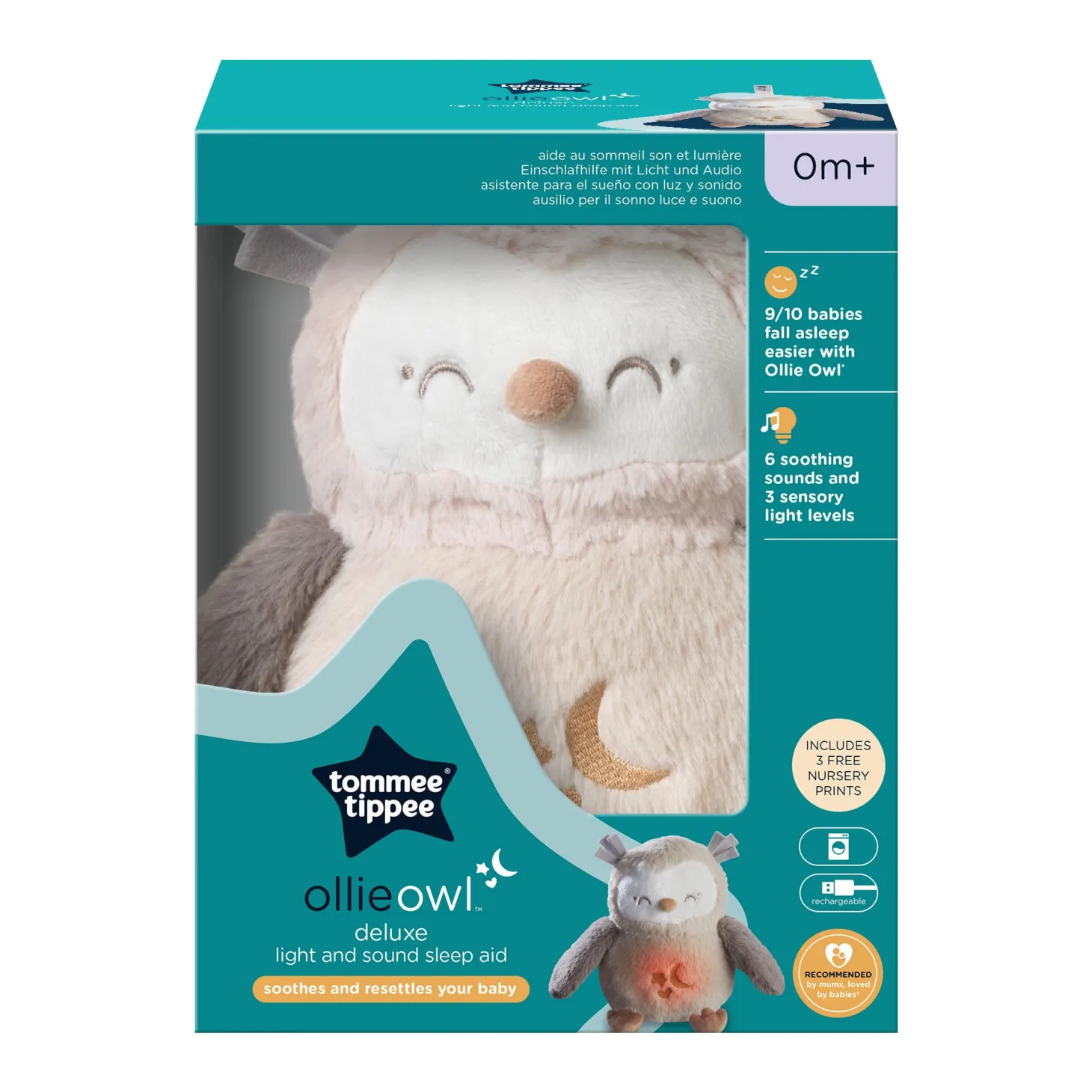 Tommee Tippee Peluche aide au sommeil Chouette