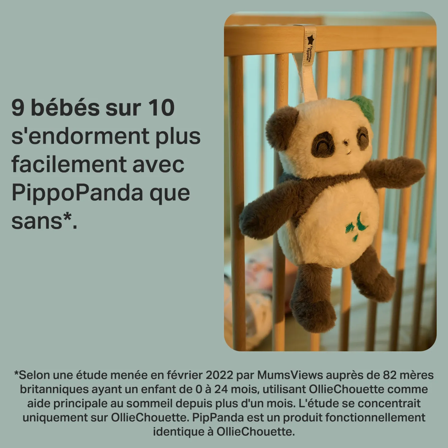 Tommee Tippee Peluche aide au sommeil Panda