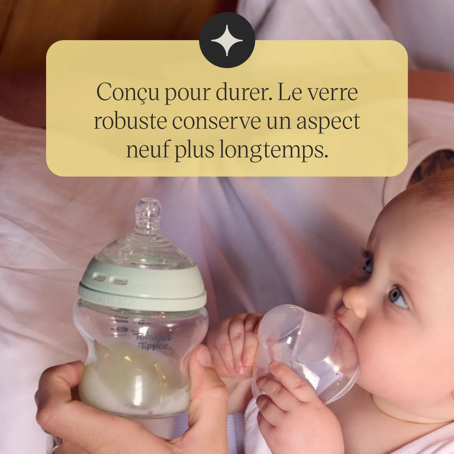 Tommee Tippee Petit coffret de naissance Natural Start Verre Blanc