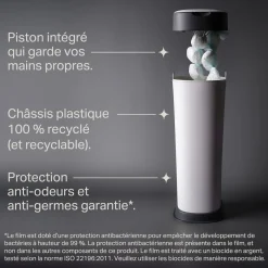 Tommee Tippee Poubelle à couches Twist & click XL FFP blanc