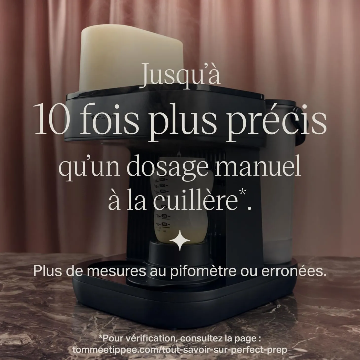 Tommee Tippee Préparateur de biberons Perfect Prep Pro Noir
