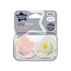 Tommee Tippee 2 Sucettes Any time 0-6 mois