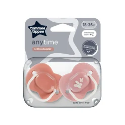 Tommee Tippee                    2 sucettes Closer to Nature Classique Mixte    18-36 mois