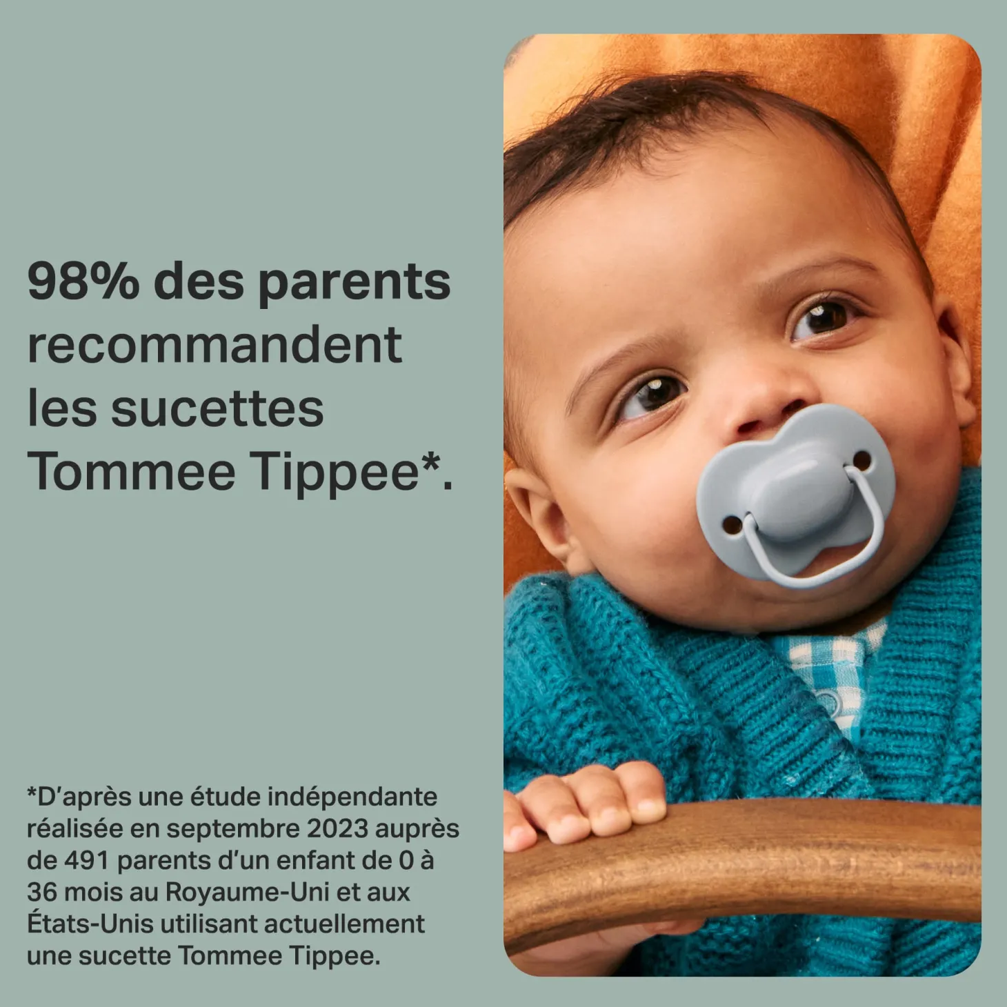 Tommee Tippee 2 sucettes Closer to Nature Classique Mixte 18-36 mois