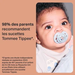 Tommee Tippee 2 sucettes Closer to Nature Fun mixte 18-36 mois