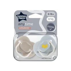Tommee Tippee                    2 sucettes Closer to Nature classique Mixte    6-18 mois