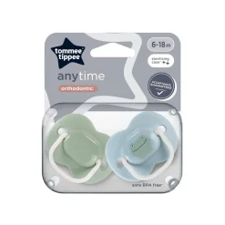 Tommee Tippee                    2 sucettes Closer to Nature classique Mixte    6-18 mois