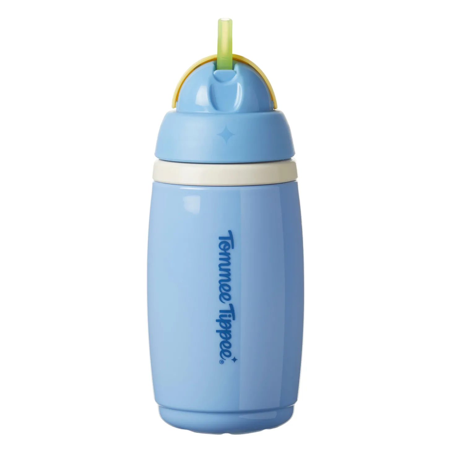 Tommee Tippee Tasse isotherme avec paille active Bleu 266 ml