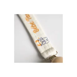 Tom&Mila                    Attache sucette Taureau    Blanc/Bleu