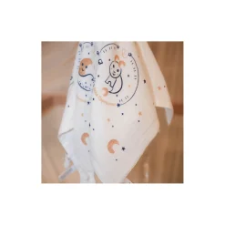 Tom&Mila                    Doudou Plat Astro Capricorne    Blanc/Bleu