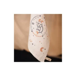 Tom&Mila Doudou Plat Astro Capricorne Blanc/Bleu