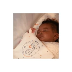 Tom&Mila                    Doudou Plat Astro Scorpion    Blanc/Bleu