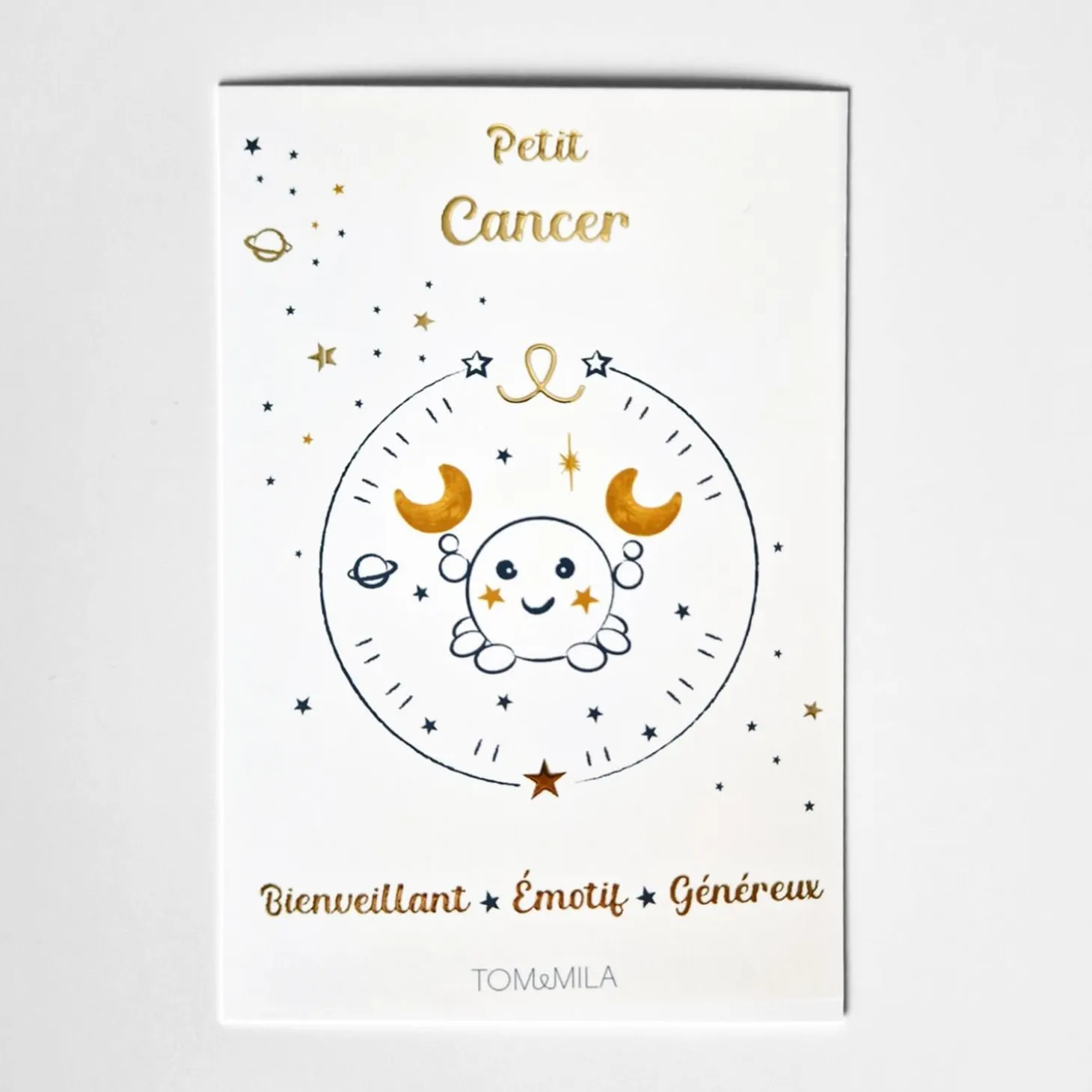 Tom&Mila Mon coffret Astro Cancer Blanc/Bleu Nuit