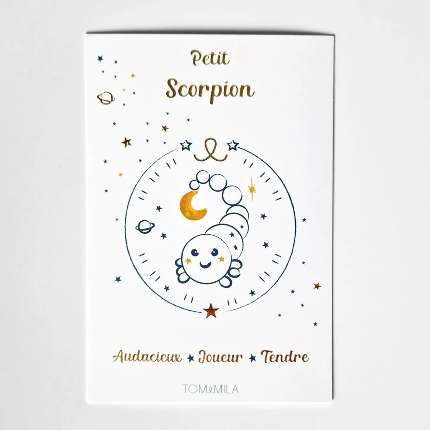 Tom&Mila Mon coffret Astro Scorpion Blanc/Bleu Nuit