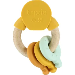 Trixie Anneau d'activités en silicone et bois Mr. Lion