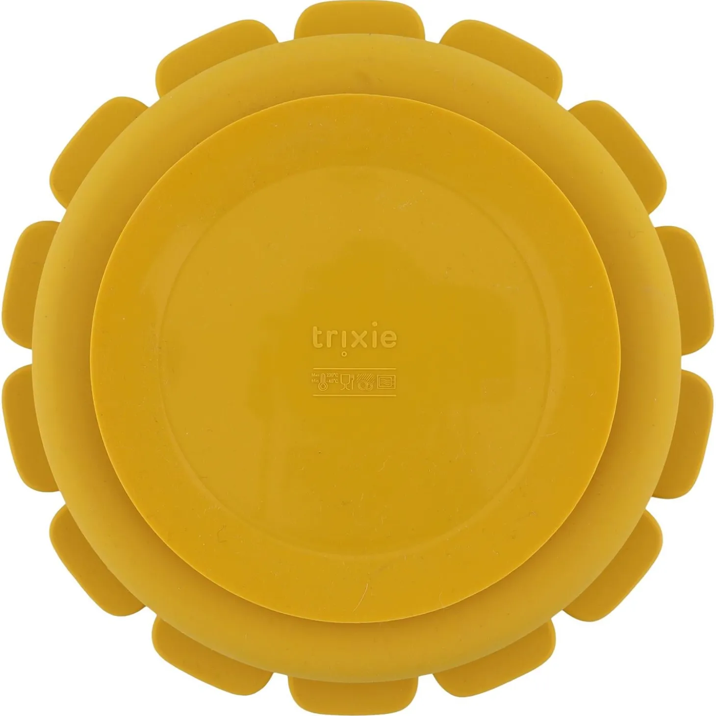 Trixie Assiette avec ventouse en silicone et compartiments Mr. Lion