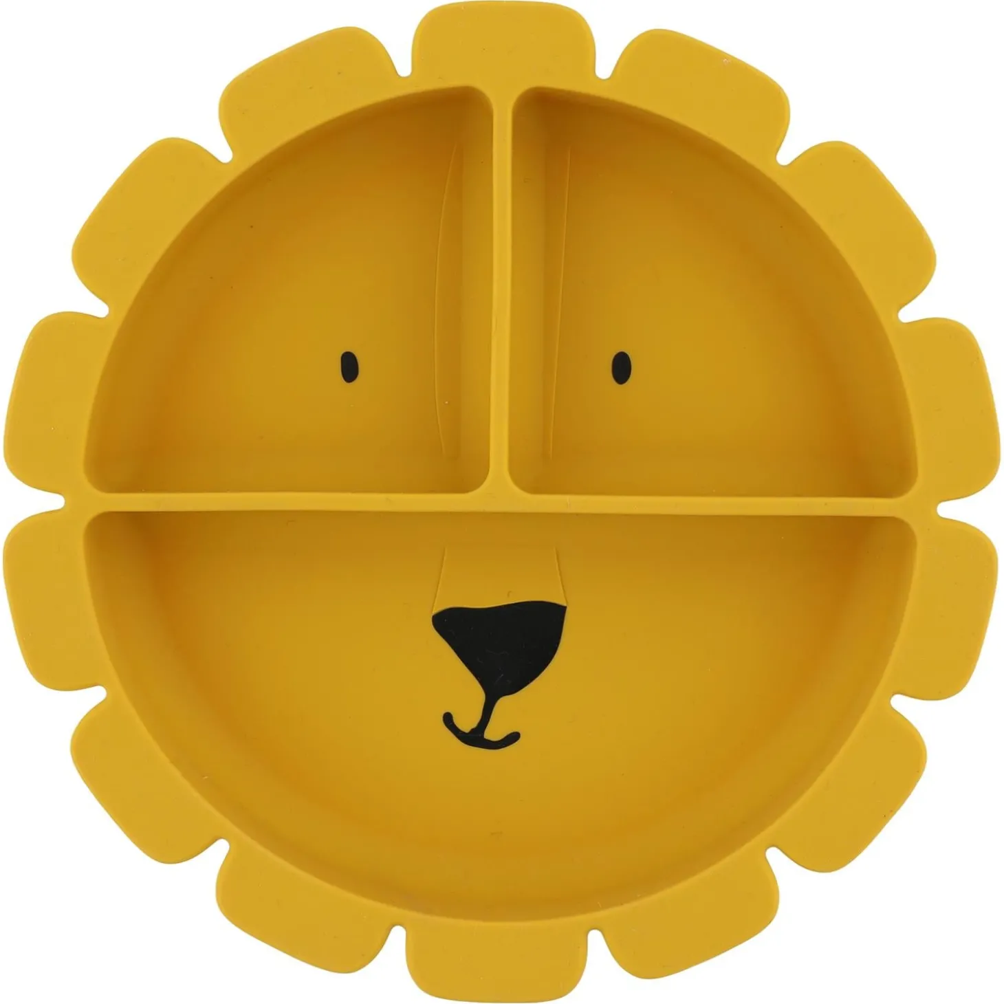 Trixie Assiette avec ventouse en silicone et compartiments Mr. Lion