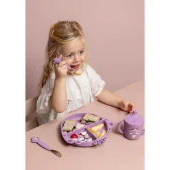 Trixie Assiette avec ventouse en silicone et compartiments Mrs.Peacock