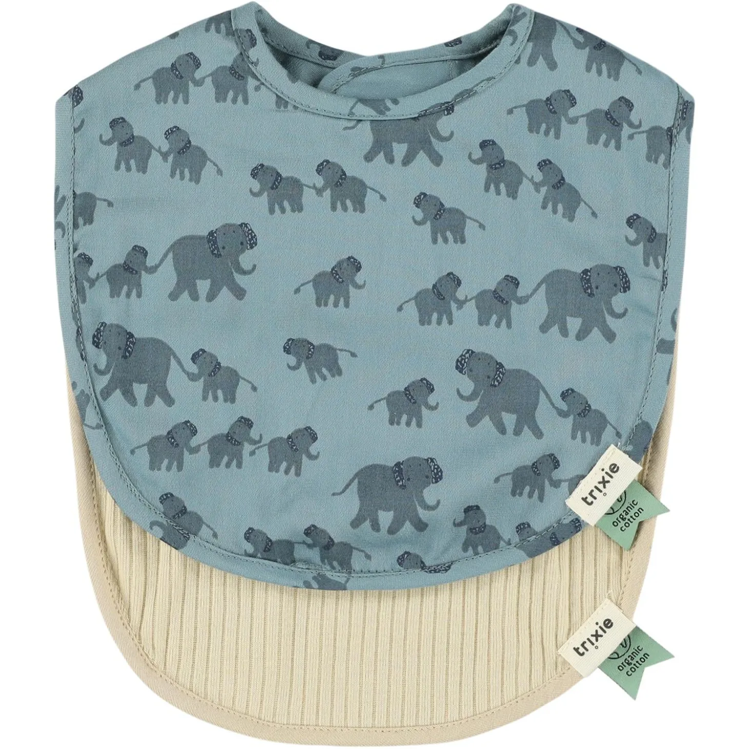 Trixie Bavoir nouveau-né 2-pack mix Enchanting Elephant