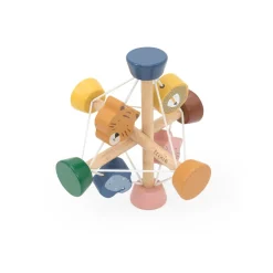 Trixie                    Boule d'activité en bois    Multicolore