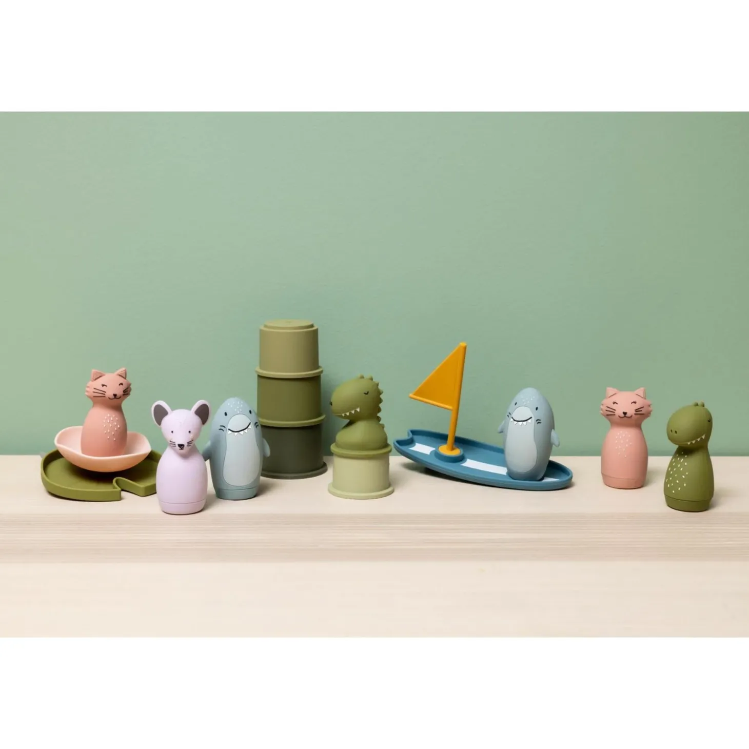 Trixie Gobelets empilables 5 pcs Mr.Dino