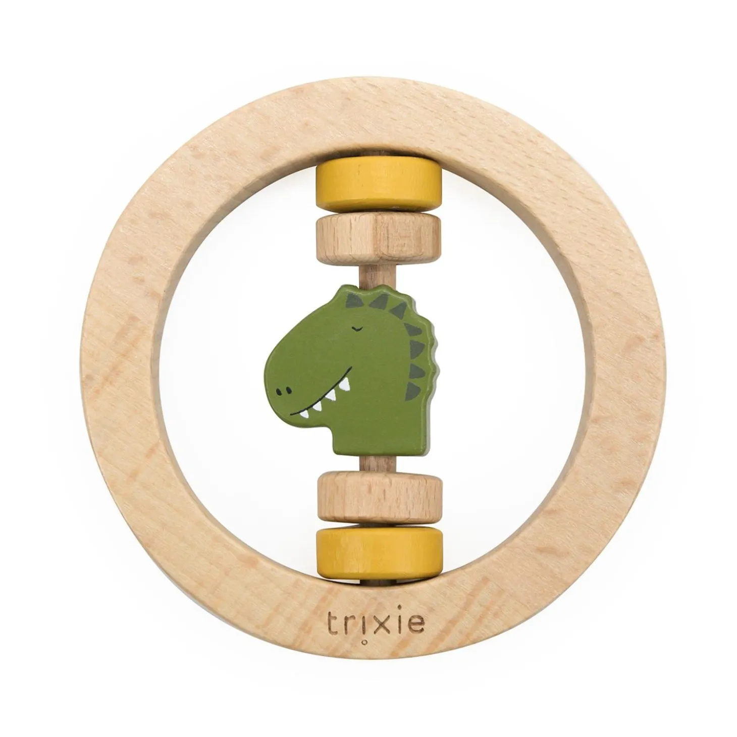 Trixie Hochet Rond en bois Mr. Dino