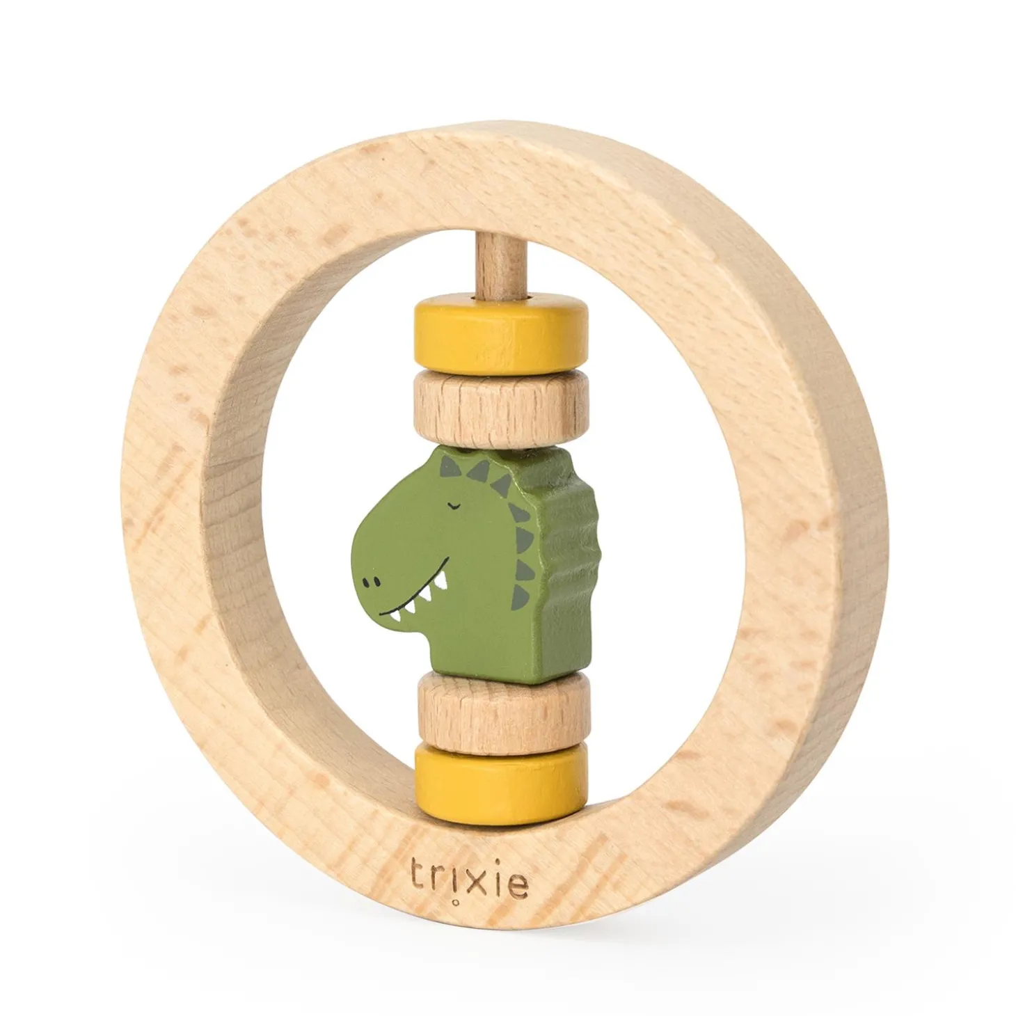 Trixie Hochet Rond en bois Mr. Dino