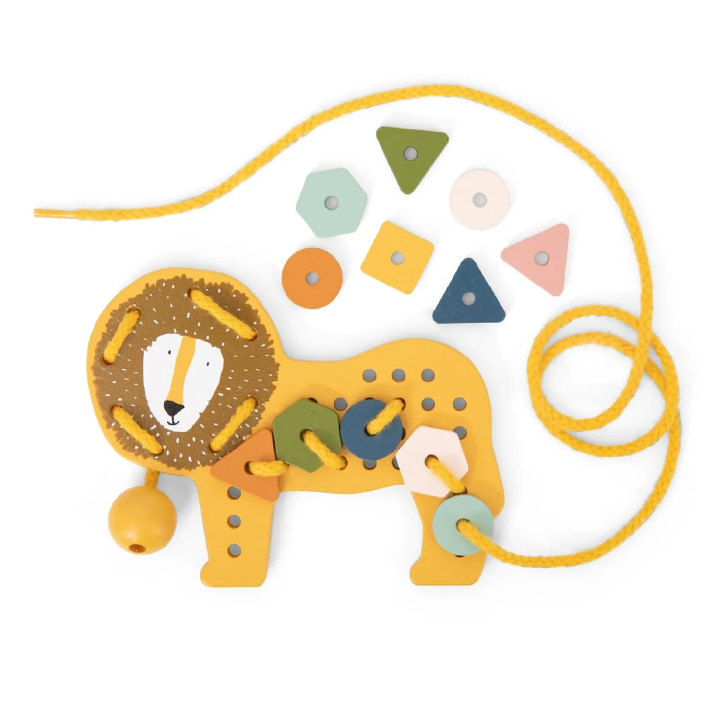 Trixie Jeux de laçage bois animaux Multicolore