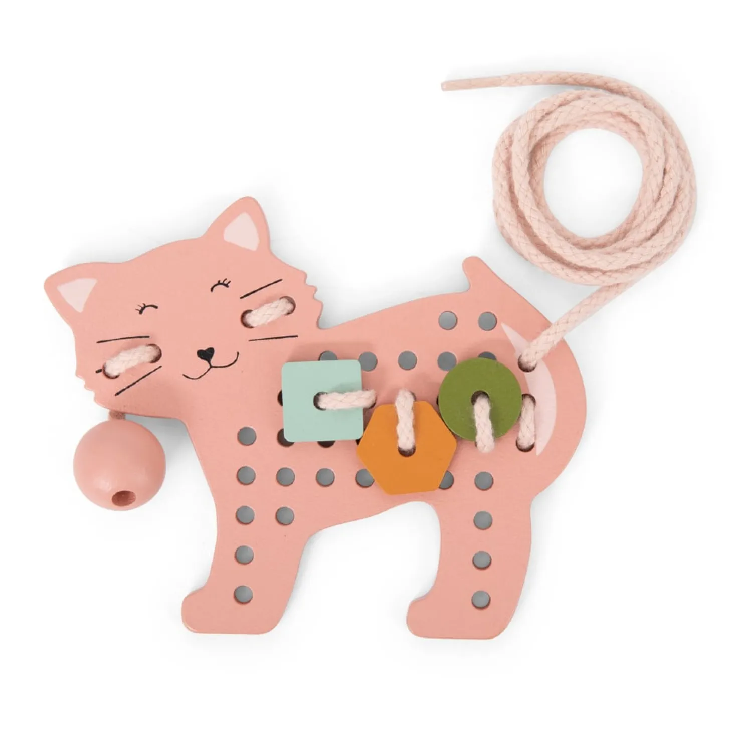 Trixie Jeux de laçage bois animaux Multicolore