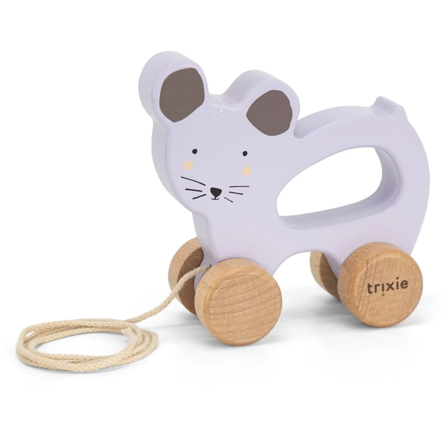 Trixie Jouet à tirer en bois Mrs. Mouse